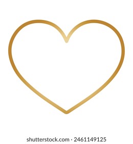 Borde de amor de textura elegante dorada