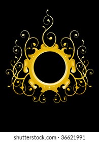 Golden element for design