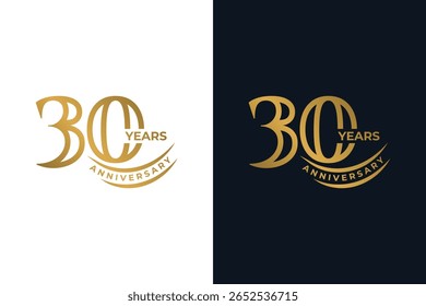 Golden Emblem for 30th Anniversary Celebration