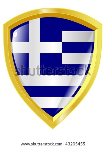 golden emblem of Greece