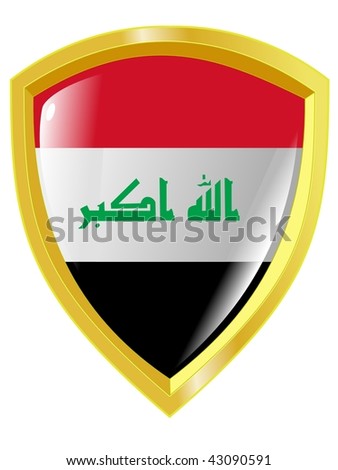 golden emblem of Iraq