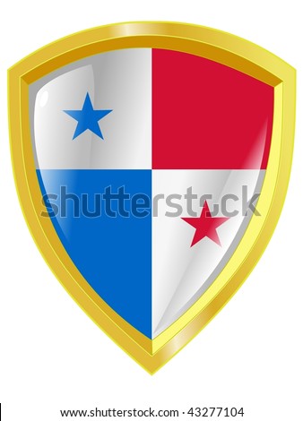 golden emblem of Panama