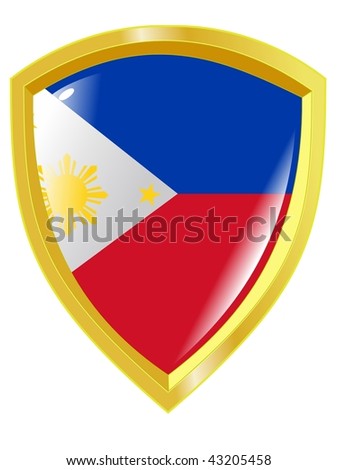 golden emblem of Philippines