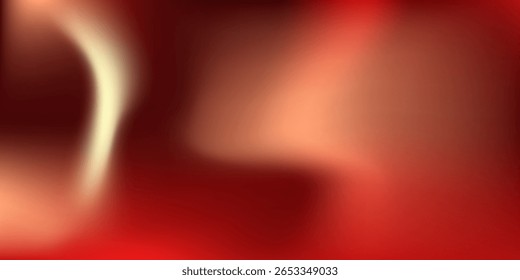 Pódio vazio dourado sobre fundo vermelho com efeitos de luz neon e decorações bokeh. Conceito de design de cena de luxo ideal para exibição de produto. Ilustração vetorial.