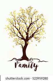 Golden family tree