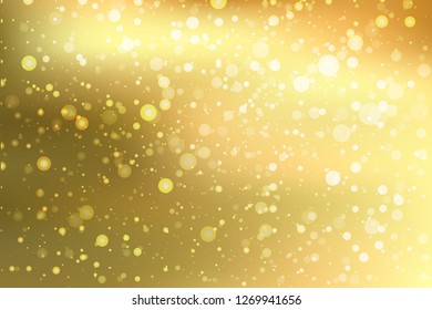 Golden festive background. Gold vector texture, bright New Year, Christmas, Valentine's day backdrop 