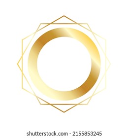 golden figures frame luxury icon