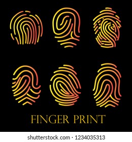 golden finger print