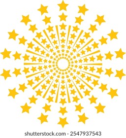 Elemento de efeito de fogo de artifício dourado para festa, negócio, evento