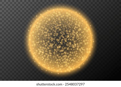 
Golden fireworks explosion. Holiday decoration. Golden light effect. vector element
