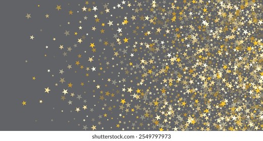 Goldener Blitz mit glitzerndem Staub und schimmernden Teilchen.  Heller Bokeh-Effekt einzeln auf transparentem Hintergrund. 