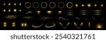 Golden flash light effect lamp spot, spotlight, yellow projector