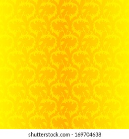 Golden floral background