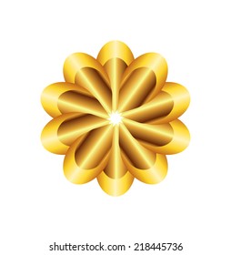 Golden flower