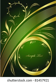 golden flower background