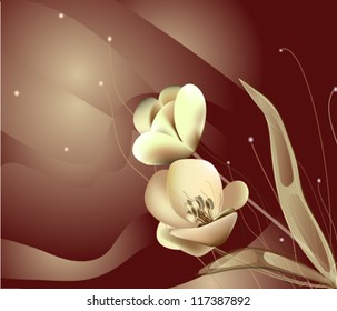 golden flowers