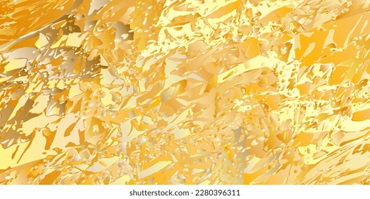 Golden foil. Imitation of crumpled gold foil. Creative gold background. Vector illustration