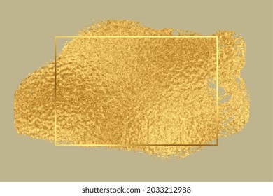 golden foil premium texture frame background