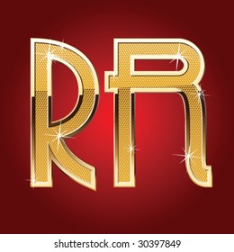 7,094 Golden letter r font Images, Stock Photos & Vectors | Shutterstock