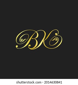 golden font style vector logo design