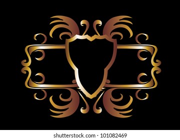 golden frame