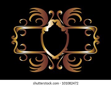 golden frame