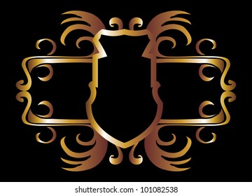 golden frame