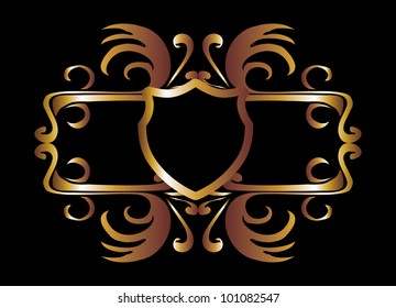 golden frame