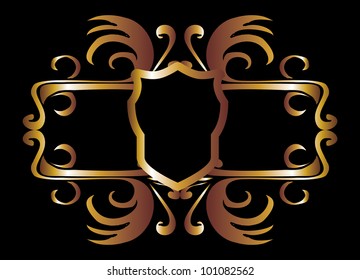 golden frame