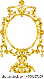 Golden frame