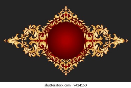 golden frame classical style