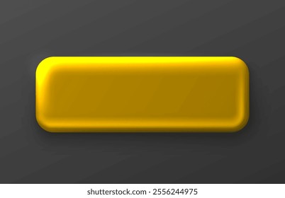 Golden frame label, event bar button, gold signboard. Vector illustration