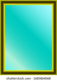Golden frame for paintings, Mirrors or photo isolated on white background.
Vector frame editable.