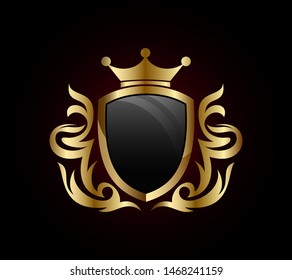 Coat Arms Modern Flat Style Vector Stock Vector (Royalty Free ...