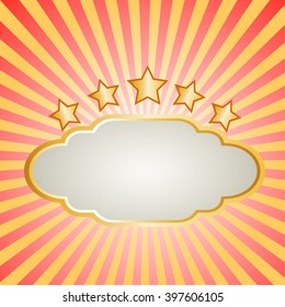 golden frame with space on vintage grunge background sunrise design, nostalgic retro design, natural warm brown country style