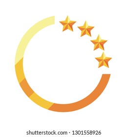 golden frame stars emblem