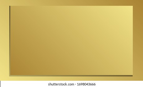 Der goldene Hintergrund der Vorlage in großer Bildschirmgröße ( Vektorillustration )