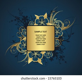 golden frame for text