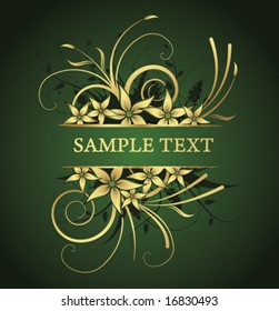 golden frame for text