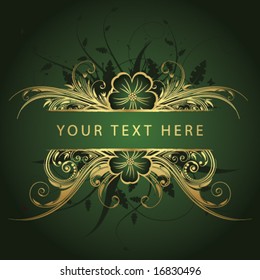 golden frame for text
