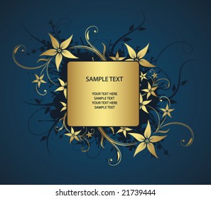 golden frame for text