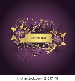 golden frame for text
