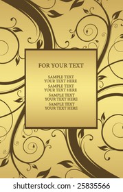 golden frame for text