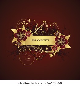 golden frame for text
