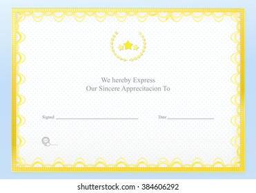 Golden Frame for Your Prize