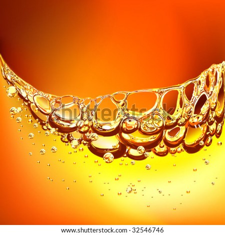 golden froth of beer