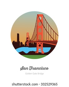 Golden Gate bridge , San Francisco America