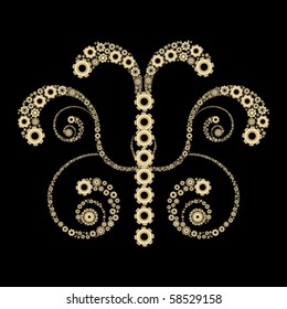 Golden gears design