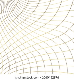 Golden geometric abstract pattern. Template for birthday, wedding, anniversary, business cards design