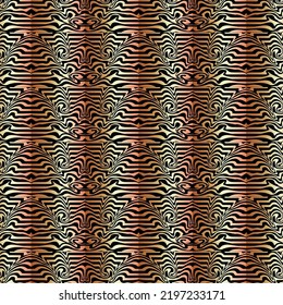 Golden geometric ethnic pattern, simple and minimal floral pillow pattern. Ethnic tribal style ornaments are perfect for bed sheets and pillows
